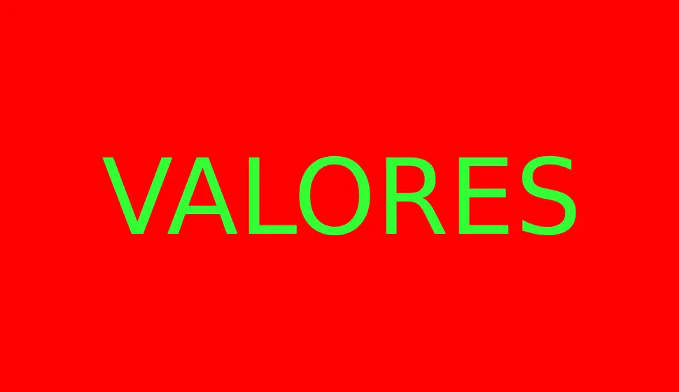 vALORES